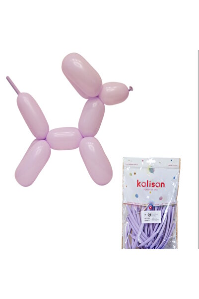 BALON MAKARON KALİSAN SOSİS LİLA 100'LÜ