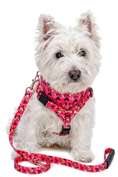 Angelapets Adjustable Scarf, Chest Harness and Travel Strap Set of 3