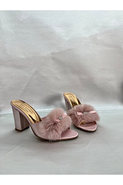 mee looa'n collection Feather bridal drawing slippers