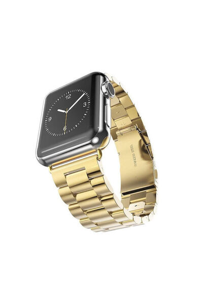 OEM Λουράκι από ανοξείδωτο ατσάλι χρυσό (Apple Watch 44/45/46mm/Ultra 49mm)