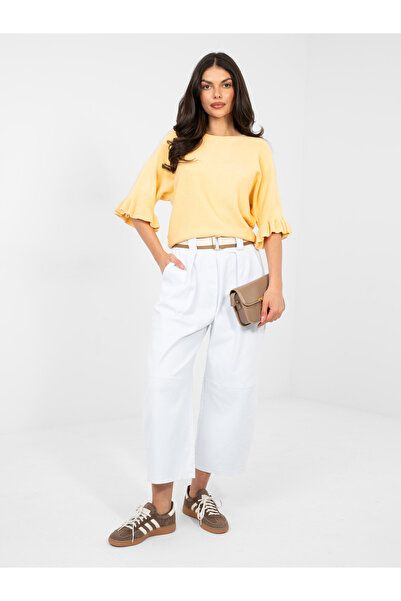 Factory Price Pantaloni Dama Alb