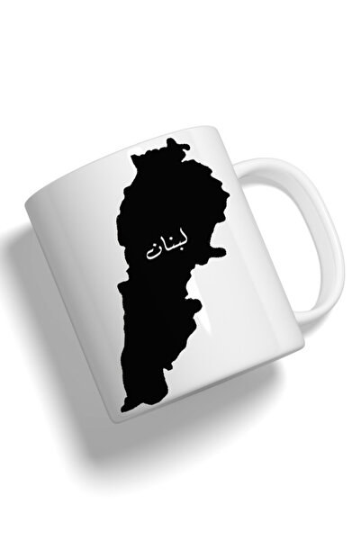 Generic Fashion World Mug Printed with High-quality Lebanon map