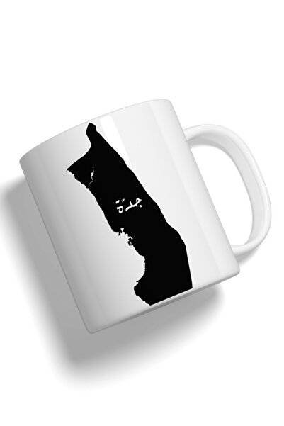 Generic Fashion World Mug Printed with High-quality Jeddah map