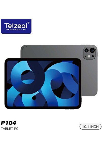 TELZEAL جهاز لوحي P104 بشاشة 10.1 بوصة يعمل بنظام أندرويد 13 مع شريحتي اتصال ...