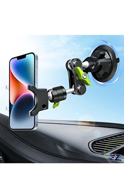 ELTRAZONE Suction Cup Car Phone Holder Mount – 360° Rotating, Universal Ball ...