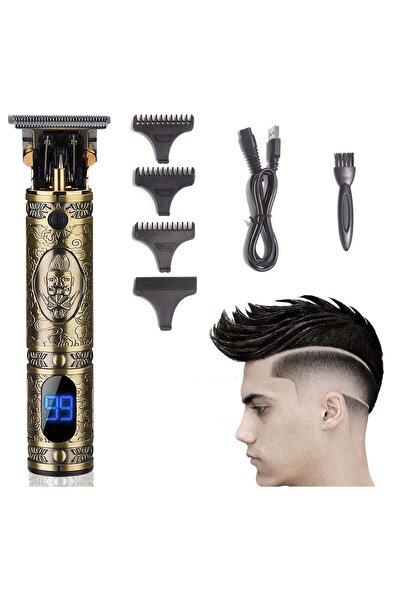 Generic Professional Hair Trimmer, T Blade Trimmer Zero Gapped Baldhead Hair ...
