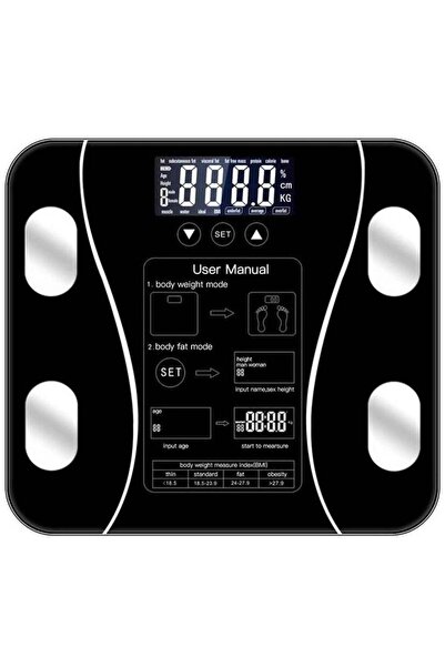 ELTRAZONE Bathroom Balance Body Fat Scale, Smart Electronic LED Digital Weigh...