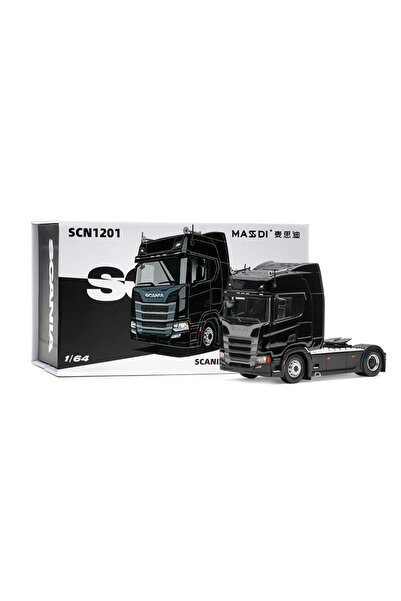 HOT WHEELS MASSDI Scania R500 Civil Trailer 1:64 Scale Die-Cast Truck Model –...