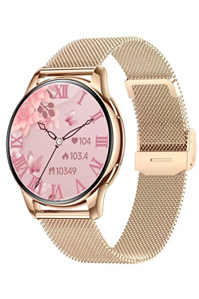 g-tab GLR3 Ladies Smartwatch with Bluetooth Calling, AMOLED Display, Fitness ...