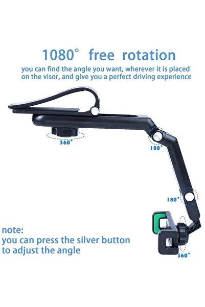 Generic Green Cell Phone Holder for Car, Mount Clip for Car Cellphone, 360° R...