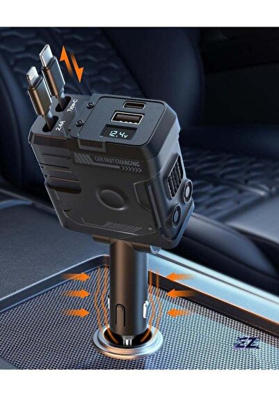 ELTRAZONE 120W Car Charger with 4 Ports, 4-in-1 Super Fast Car Phone Charger,...