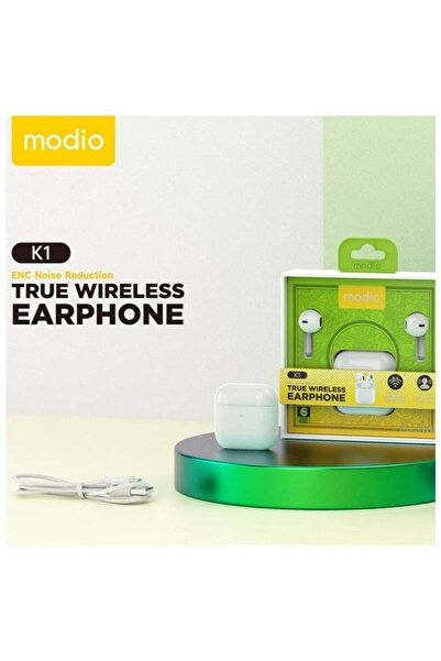 Modio K1 True Wireless Earphones with Active Noise Cancellation, Bluetooth 5....