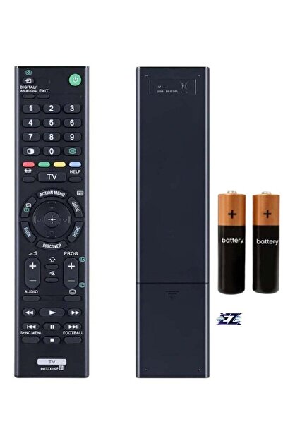 ELTRAZONE جهاز تحكم عن بعد بديل RMT-TX100P لتلفزيون سوني برافيا - متوافق مع K...