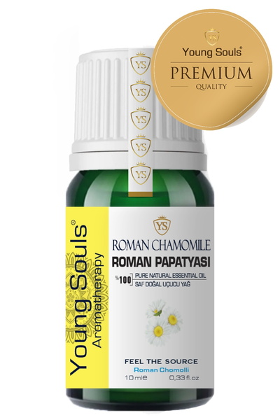 YOUNG SOULS Roman Chamomile Essential Oil Roman Papatyası Uçucu Yağ 10 Ml