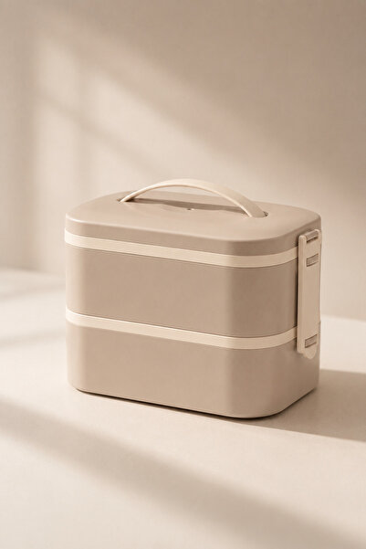 Archora Livento - 2 Katlı Paslanmaz Çelik Yemek Kabı Lunchbox Beslenme Kutusu...