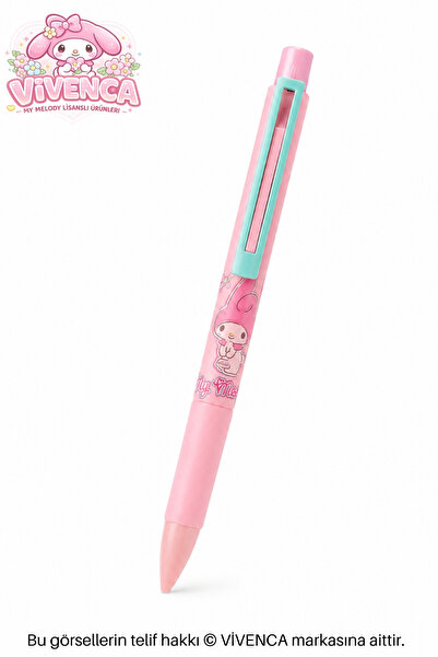 MY MELODY VİVENCA İLE YENİ SEZON LİSANSLI SHINNY VERSATİL UÇLU KALEM 0.7 MM