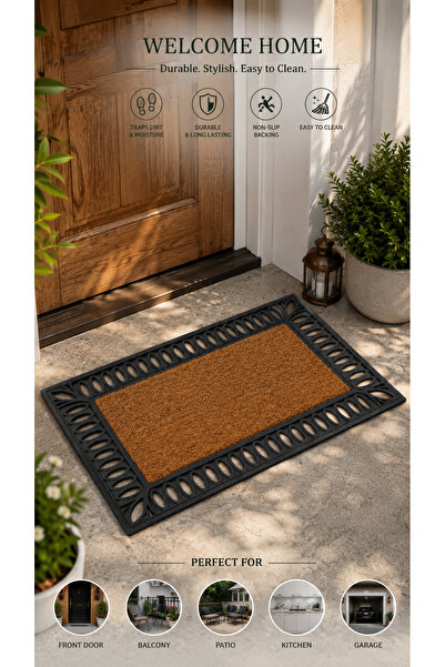 HOME AURAA Castle Entrance Door Mat 45x75cm