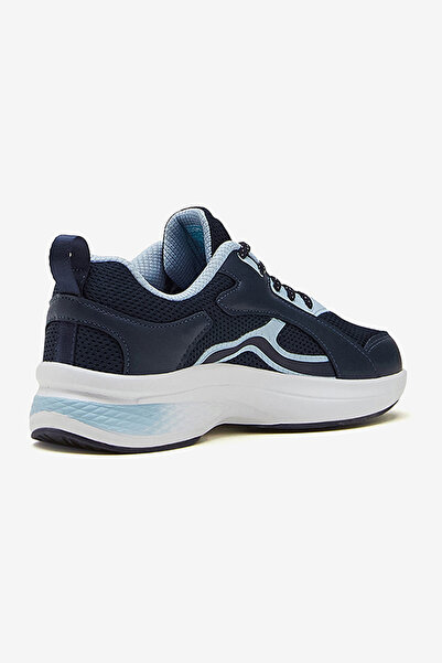 Campus Women STREAM Memory Foam Lace-Up Sneakers-Navy