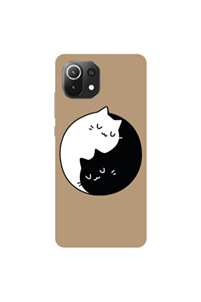 Other Xiaomi Mi 11 Lite Bundle of love Brown Colored Silicone TPU Θήκη