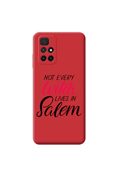 Other Xiaomi Redmi 10 2022 Not every witch lives in salem Red Colored Silicon...