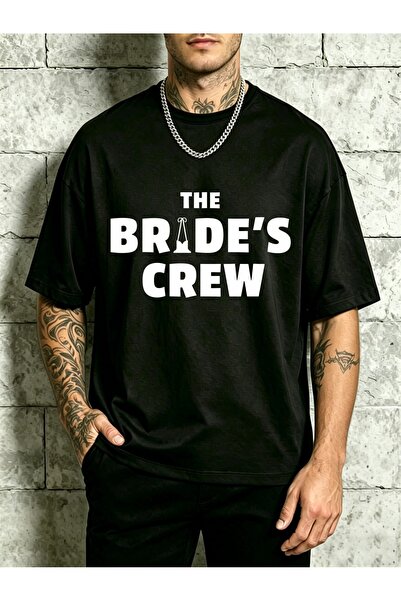 BASEPULSE تي شيرت كاجوال للرجال، The Bride'S Crew، حفل زفاف، هدية للعريس