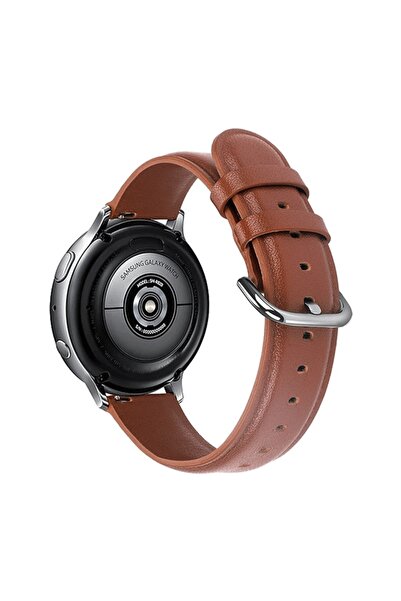 Beline Curea universală de 22mm din piele maro pentru smartwatch