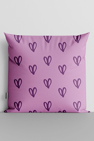 TicaretJet Heart Themed Double Sided Digital Printed Pillow Cushion Cover-1370