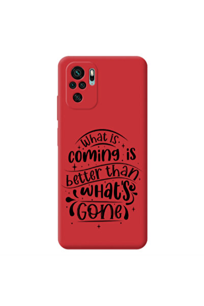 Other Xiaomi Redmi Note 10S What is coming Red Colored Silicone TPU Θήκη