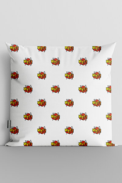 TicaretJet غطاء وسادة مطبوع رقميًا على الوجهين من Popart Wtf - 51