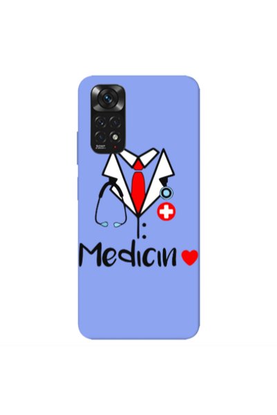 Other Xiaomi Redmi Note 11 4G Medicin Light Purple Colored Silicone TPU Θήκη