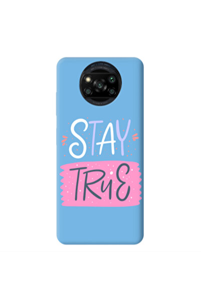Other Xiaomi Poco X3 /X3 Pro Stay True Blue Colored Silicone TPU Θήκη