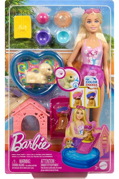 Barbie Puppy Pool Party