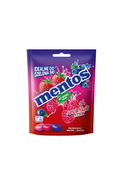 Mentos Red Fruit Mix, 160g, gust fructe de padure, set
