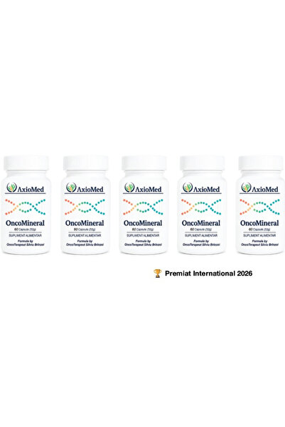 AxioMed OncoMineral, supliment alimentar cu minerale, 5 x 60 capsule (300 cap...
