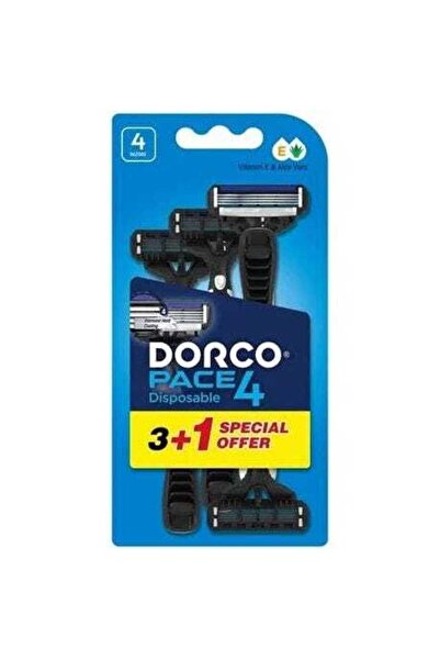 Dorco Pace4 Men Disposable Razor 3+1-New