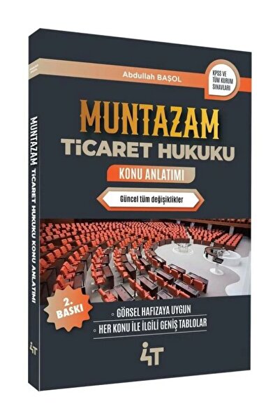 4T YAYINEVİ Muntazam Ticaret Hukuku Konu Anlatımı