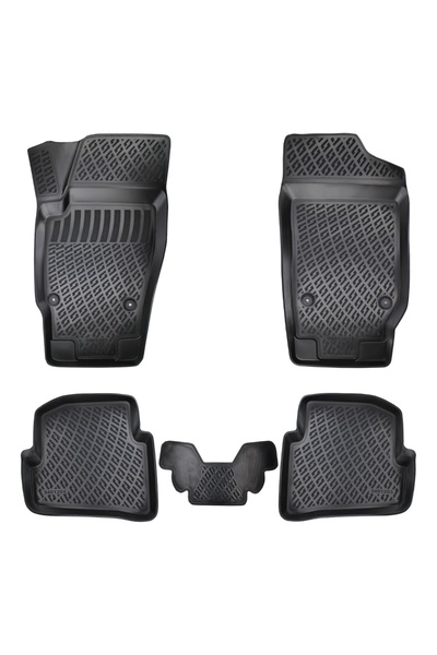 Umbrella Set de covorașe auto din cauciuc tip tavă pentru VW Polo V (6R / 6C ...