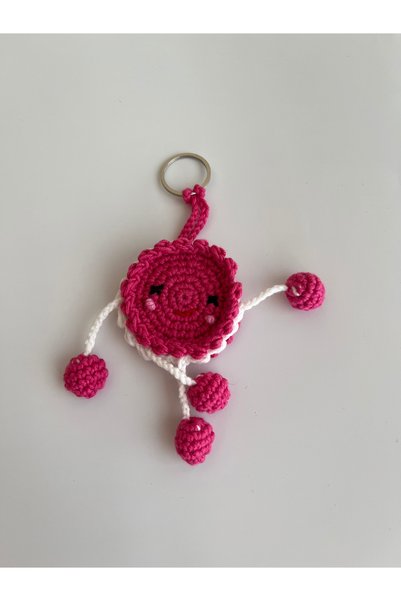 FLY LIFE Hand-Knitted Amigurumi Keychain / Bag Charm