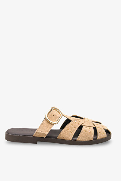 İNNABUTİKK Pirela Women's Slippers - Mink Suede