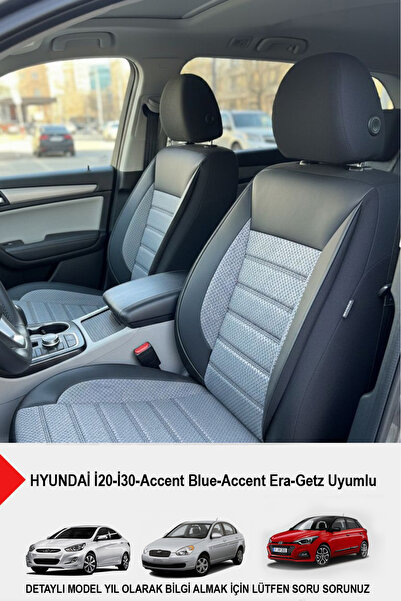 GM-DESIGN Speed Series Pique Fabric Car Seat Cover - (Hyundai İ20-İ30-Accent-...