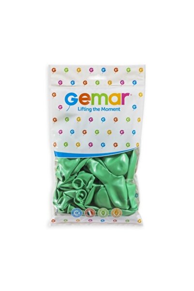 Gemar Set de 100 baloane din latex, GM 120, Verde mentă