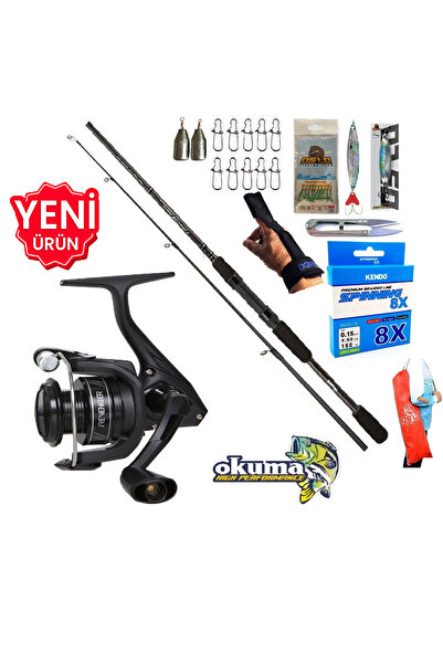 Okuma Revenger Rv-3000A 270cm 7-30gr Karbon Wave Power Spin Olta Takımı Seti