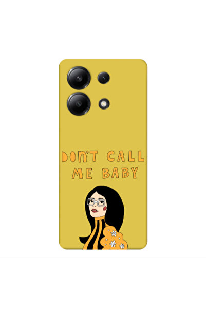 Other Xiaomi Redmi Note 13 4G Call me baby Yellow Colored Silicone TPU Θήκη