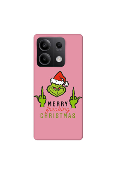 Other Xiaomi Redmi Note 13 5G Merry Christmas44 Pink Colored Silicone TPU Θήκη