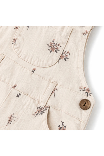 Generic Brand Girl's Floral Shorts Salopet
