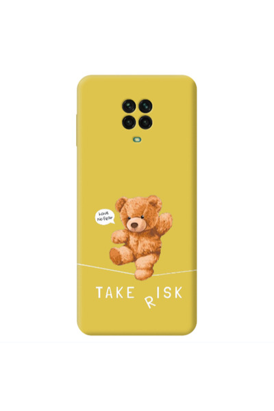 Other Xiaomi Redmi Note 9 Pro Take risk Yellow Colored Silicone TPU Θήκη