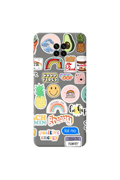 Other Xiaomi Redmi Note 9 Pro Good vibes Grey Colored Silicone TPU Θήκη