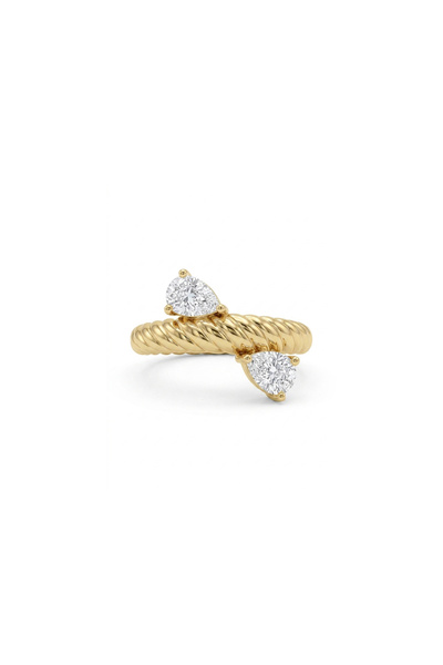 Charmist Steel Helix Ring