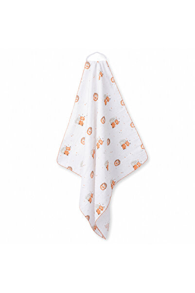 KÜÇÜK TERZİ 100% Cotton Muslin Baby Blanket Animal Patterned Double Layer New...