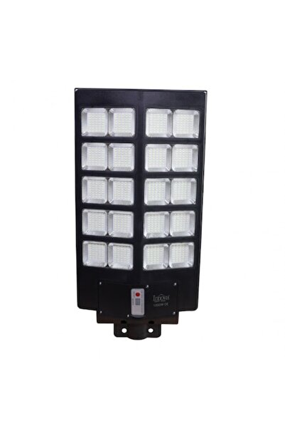 Jortan Lampă stradală solară de 1000W – LED de 80.000 lm, Senzor de mișcare ș...